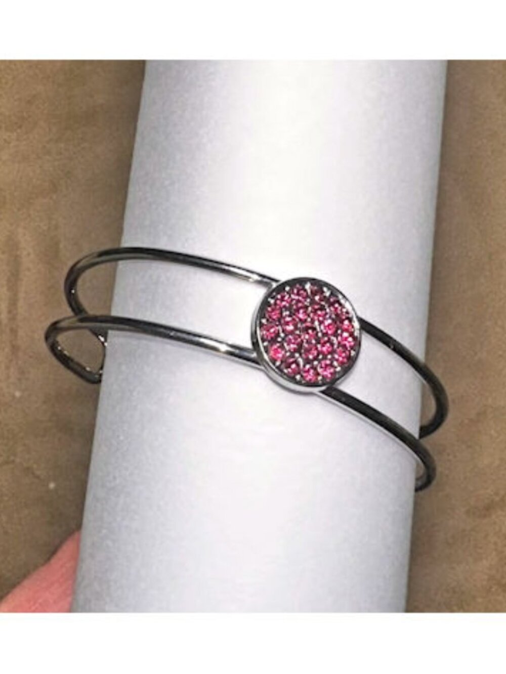 Paparazzi Cuff Bracelet, Pink Gems, NWT